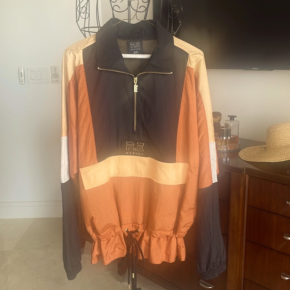 P.E NATION NYLON WINDBREAKER